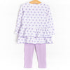 Lavender Bundles Legging Set, Purple