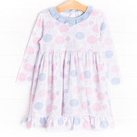 Up, Up, and Away Dress, Blue