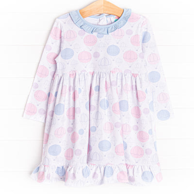 Up, Up, and Away Dress, Blue