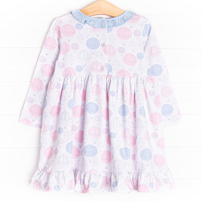 Up, Up, and Away Dress, Blue