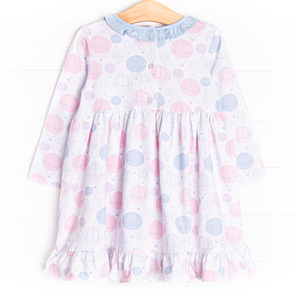 Up, Up, and Away Dress, Blue