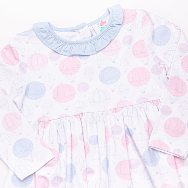 Up, Up, and Away Dress, Blue