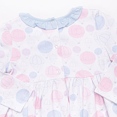 Up, Up, and Away Dress, Blue