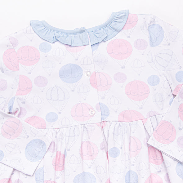Up, Up, and Away Dress, Blue