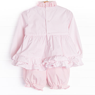 Tickle Me Pink Bloomer Set, Pink