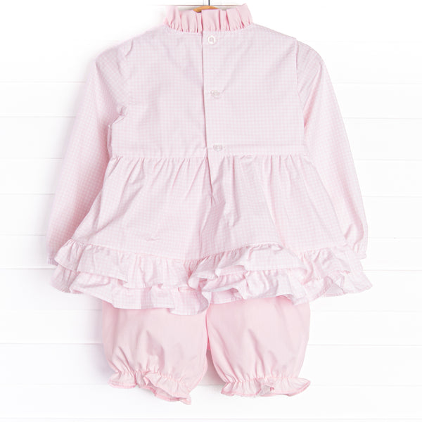 Tickle Me Pink Bloomer Set, Pink