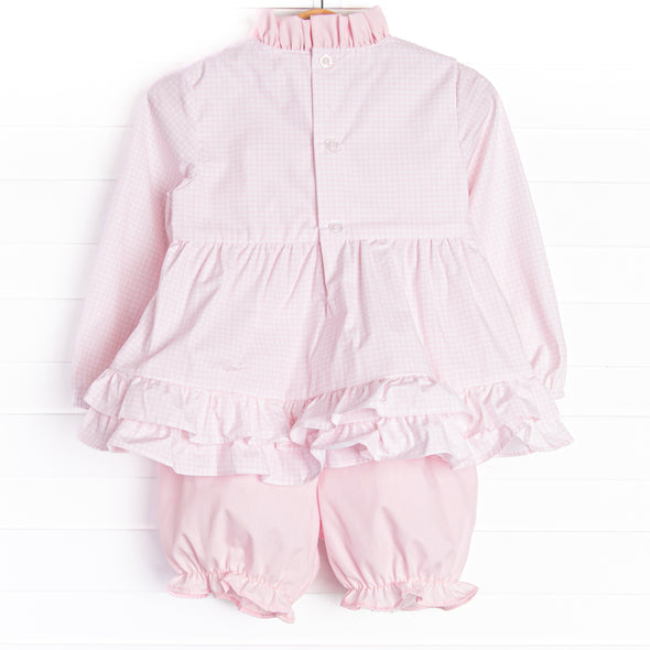 Tickle Me Pink Bloomer Set, Pink