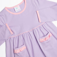 Josie Popover Dress, Purple