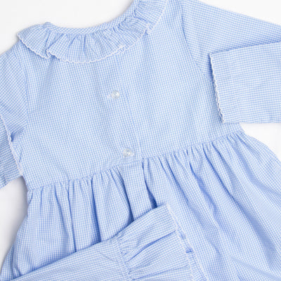 Balloon Adventures Smocked Dress, Blue