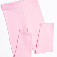 Raspberry Stripes Legging Set, Pink