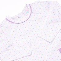 Darling Dots Dress, Purple