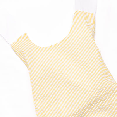 At the Pier Cross Back Sunsuit, Yellow