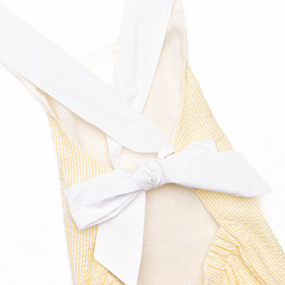 At the Pier Cross Back Sunsuit, Yellow