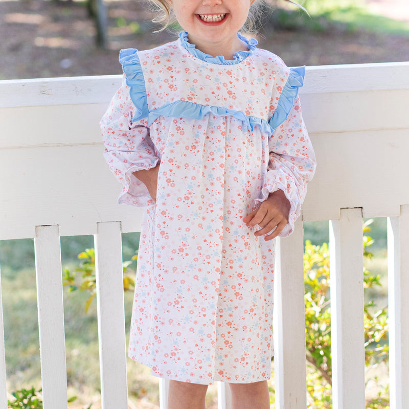 Go With the Floral Dress, Blue Stitchy Fish Go With the Floral Dress, Blue Stitchy Fish