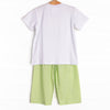 End of the Rainbow Smocked Pant Set, Green
