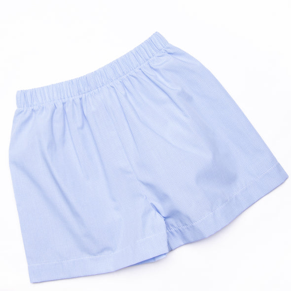 Playtime Pal Embroidered Short Set, Blue