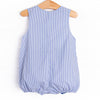 Pinchy and Patriotic Smocked Boy Bubble, Blue