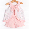 Rhododendron Ruffles Short Set, Pink