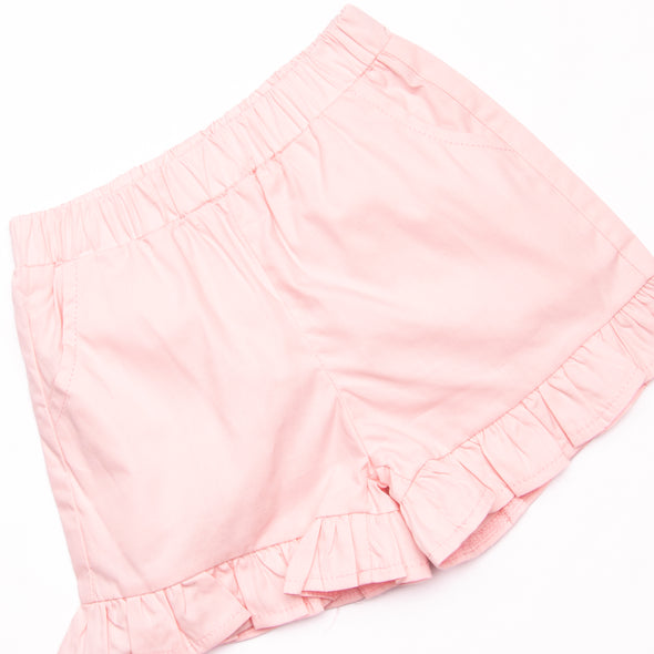 Rhododendron Ruffles Short Set, Pink
