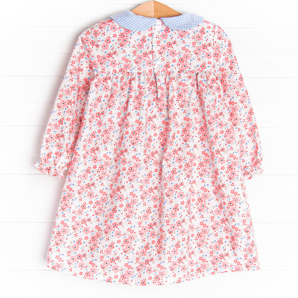 Lilly May Long Sleeve Dress, Blue