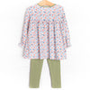 Glasgow Gardens Legging Set, Green