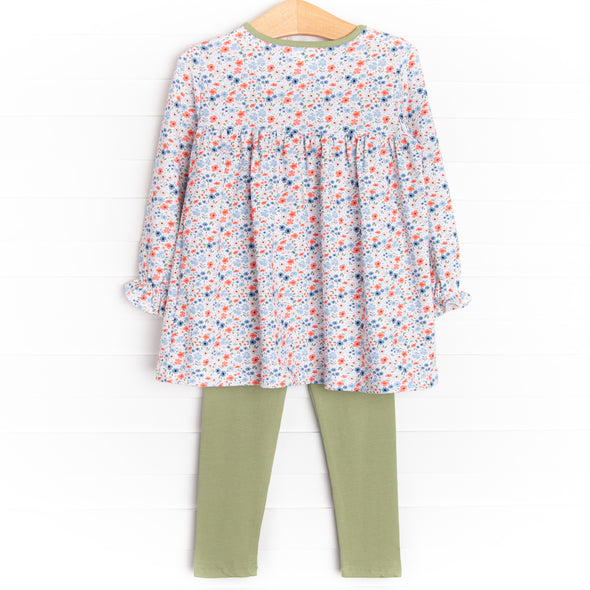 Glasgow Gardens Legging Set, Green