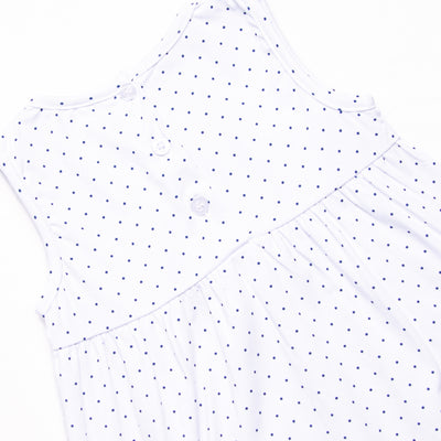 Whale Hello Applique Dress, Navy