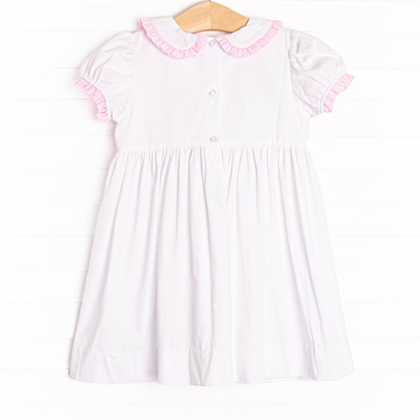 Poppy Cottontail Smocked Dress, Pink