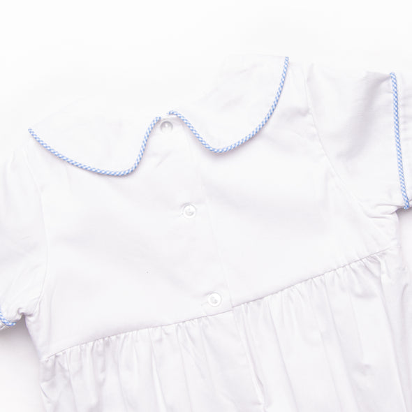 Peter Cottontail Smocked Bubble, Blue
