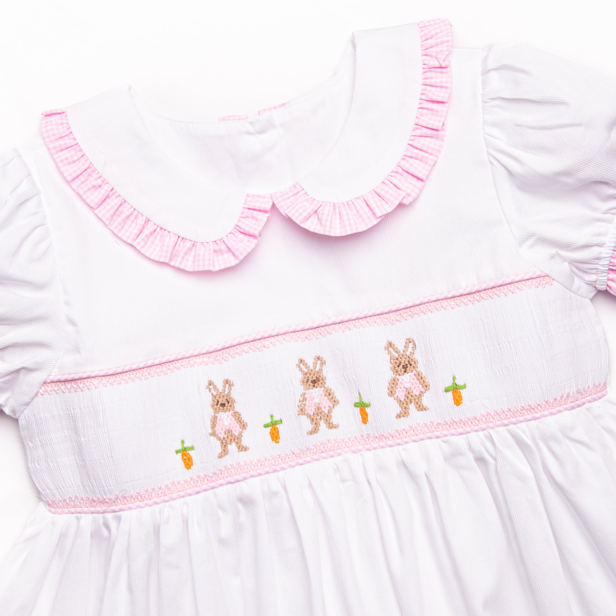 Girl's Poppy Cottontail Smocked Dress in Pink size 2T Girl's Poppy Cottontail Smocked Dress in Pink size 2T