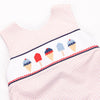 Sweet Freedom Smocked Short Set, Red