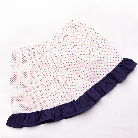 Sweet Freedom Smocked Short Set, Red