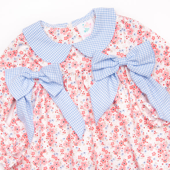 Lilly May Long Sleeve Dress, Blue