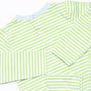 Dino Friends Applique Romper, Green Stripe