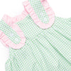 Charlotte Dress, Green Gingham