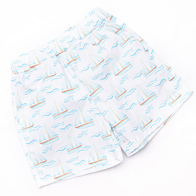 Sailor At Sea Short Set, Blue