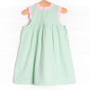 Charlotte Dress, Green Gingham