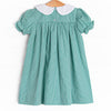 Let the Good Times Roll Embroidered Dress, Green