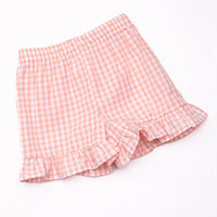 Bunny Bop Applique Ruffle Short Set, Pink