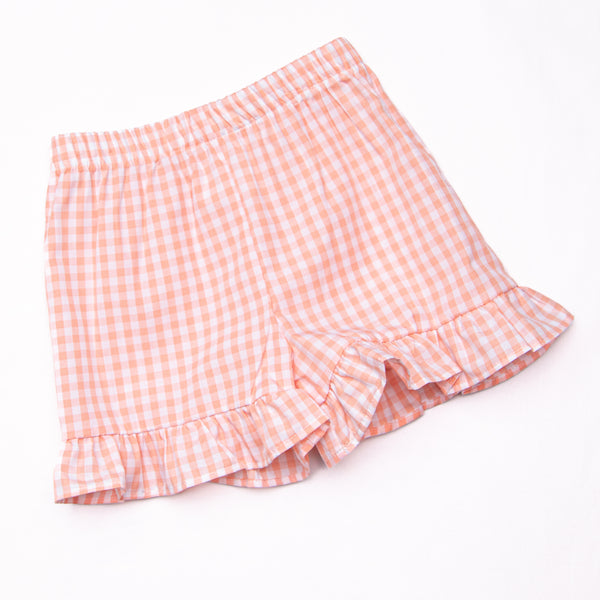 Bunny Bop Applique Ruffle Short Set, Pink