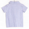 Samuel Seersucker Striped Top, Blue