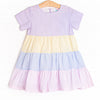 Serendipity Stripes Dress, Purple