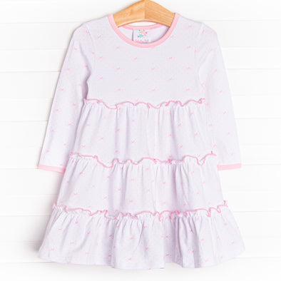 Bountiful Bows Twirl Dress, Pink