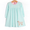 Girl's Best Friend Applique Dress, Mint