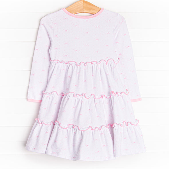 Bountiful Bows Twirl Dress, Pink