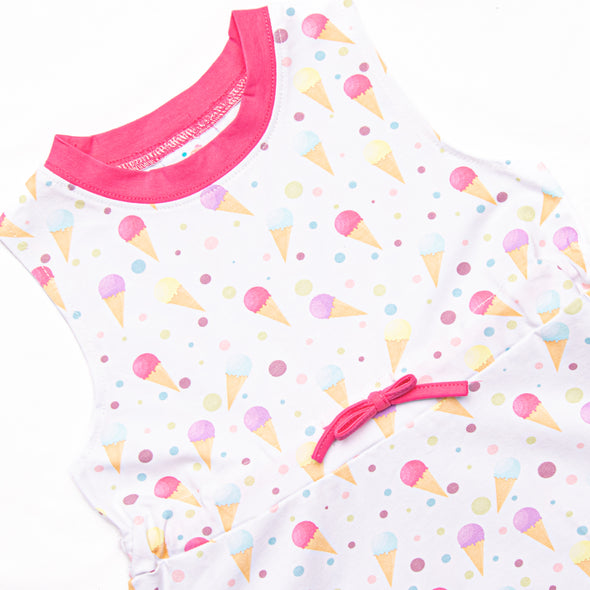 Sundae Funday Dress, Pink