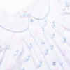 Watercolor Whales Dress, Blue