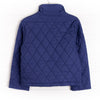 Quilted Coat, Navy
