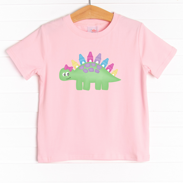 Doodling Dino Girl Graphic Tee