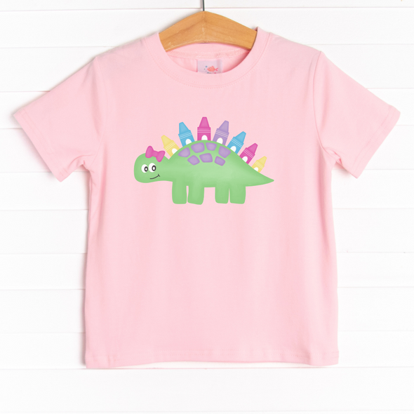 Doodling Dino Girl Graphic Tee